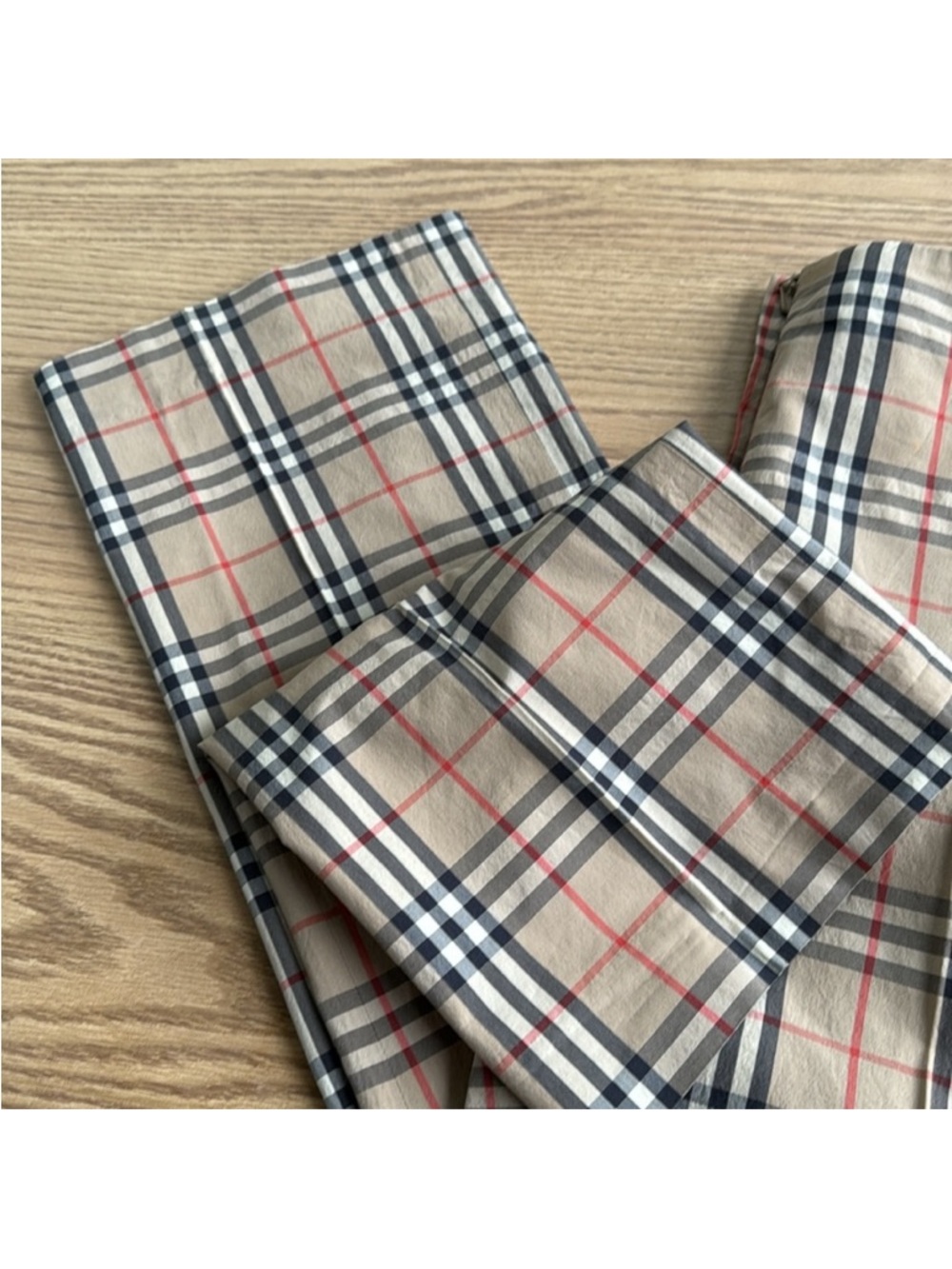 Authentic Burberry Plaid Cotton Blend
Bootcut Pants Size 12. - Picture 2 of 8